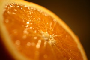 Срез апельсина - скачать обои на рабочий стол