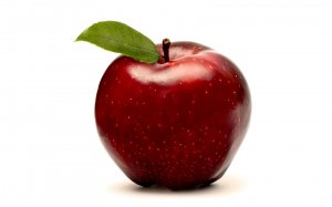 Глянцевое яблоко - скачать обои на рабочий стол
