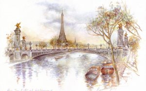 Сена в Париже - скачать обои на рабочий стол