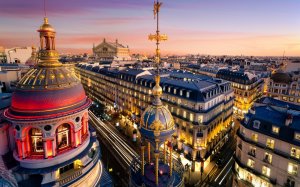 Театр Гранд-опера в Париже - скачать обои на рабочий стол