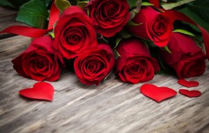 Любовь и розы - скачать обои на рабочий стол