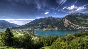 Швейцарские озера - скачать обои на рабочий стол