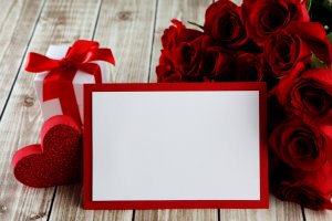 Поздравление на день Св. Валентина - скачать обои на рабочий стол