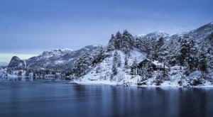 Обои для рабочего стола: Зима в Норвегии