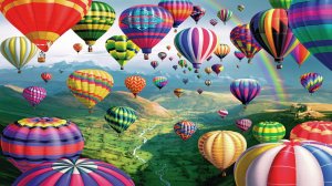 Парад воздушных шаров - скачать обои на рабочий стол