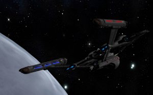 Spaceship from Star trek - скачать обои на рабочий стол
