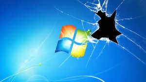 Разбитый Windows - скачать обои на рабочий стол
