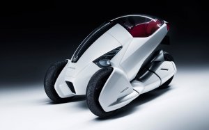 Футуристический мотоцикл Хонда - скачать обои на рабочий стол
