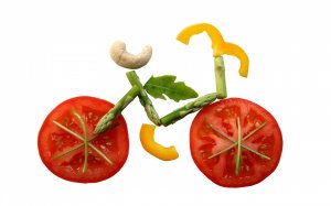 Обои для рабочего стола: Овощной велосипед
