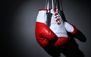 Красные боксерские перчатки - скачать обои на рабочий стол