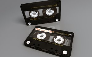 Обои для рабочего стола: Компакт-кассеты