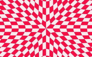 Красно-белая иллюзия  - скачать обои на рабочий стол