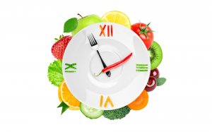 Часы здорового питания  - скачать обои на рабочий стол