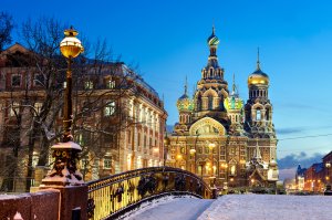 Зимний Санкт-Петербург - скачать обои на рабочий стол